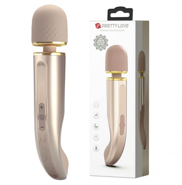 PRETTY LOVE - Colorful Powerful AV Wand (Chargeable - Champagne Gold) PRETTY LOVE - Colorful Powerful AV Wand (Chargeable - Champagne Gold)